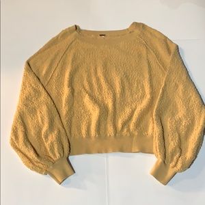 Mustard yellow oversized sweater
